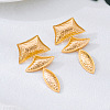 Alloy Stud Dangle Earrings for Women WG1603D-01-4