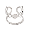 304 Stainless Steel Ring Components RJEW-P188-01C-P-2