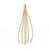 Brass Tassel Pendant Decorations AJEW-WH0258-058G-1