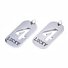 201 Stainless Steel Pendants STAS-T044-220P-4-3