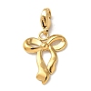 Bowknot 304 Stainless Steel Pendant Decorations STAS-G352-17G-1