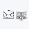 Tibetan Style Alloy Mail Charms PALLOY-EA10712Y-AS-NF-1