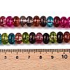 Baking Paint Transparent Glass Beads Strands DGLA-N005-12E-4