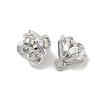 Brass Micro Pave Cubic Zirconia Charms KK-B166-06P-2