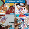 MAYJOYDIY US 1Pc PET Hollow Out Drawing Painting Stencils DIY-MA0005-23B-05-6