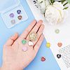 12Pcs 12 Style 304 Stainless Steel Enamel Pendants STAS-NB0001-30-4