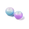 Opaque Spray Painted Glass Beads X1-GLAA-G118-01N-2
