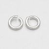 Brass Open Jump Rings KK-E647-16S-2