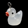 Luminous Opaque Resin Cartoon Pendants CRES-Z004-01C-P-1