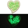 Flower Luminous Silicone Beads SIL-WH0008-37H-2