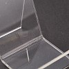 (Defective Closeout Sale: Cracksin the Bending Position) Transparent Acrylic Shoes Display Stands ODIS-XCP0001-13-4