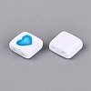 Opaque Acrylic Enamel Beads SACR-Q001-19A-3
