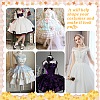 Polyester & Steel Wire Half Oval Wedding Dress Petticoat for Women DIY-WH0591-492B-5