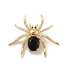 Brass Micro Pave Cubic Zirconia Pendants X-KK-B059-08G-1