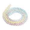 Transparent Painted Glass Beads Strands X1-DGLA-A034-T1mm-A15-5