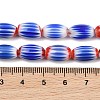 Handmade Millefiori Glass Oval Beads Strands LK-Z001-02B-04-4