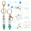  DIY Beadable Keychain Making Kit DIY-TA0006-01-4