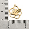 Golden Plated 304 Stainless Steel Pendants STAS-L271-01G-02-3
