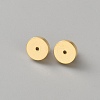 Brass Ear Nuts KK-WH0816-032G-1