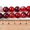Natural Striped Agate/Banded Agate Bead Strands G-K155-B-10mm-01-5