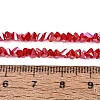 Electroplate Opaque Glass Beads Strands LS-EGLA-Q139-01A-C10-4