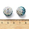 Gradient Color Design Polymer Clay Rhinestone Beads CLAY-NH0001-03D-3