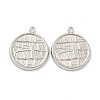 Non-Tarnish 304 Stainless Steel Pendants STAS-L278-052P-1