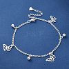 304 Stainless Steel Charm Bracelets BJEW-L673-022S-03-2