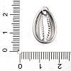 304 Stainless Steel Pendants STAS-L218-11P-3