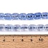 Transparent Crackle Glass Beads Strands GLAA-Q108-04A-02-4