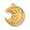 304 Stainless Steel Pendants STAS-OY019-11G-3