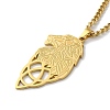304 Stainless Steel Pendant Necklaces LS-NJEW-C017-02G-1