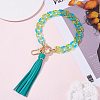 Chain Link Wristlet Keychain HJEW-SW00014-01-3