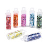 7 Bottles DIY Glass Seed Beads Sets DIY-N006-02D-1