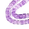 Crackle Transparent Glass Beads Strands GLAA-N062-4mm-09-4