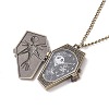 Retro Alloy Skull Pendant Pocket Watches WACH-H016-11AB-3