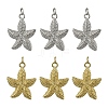 2Pcs 2 Colors Brass Pendants KK-YW0003-84-1