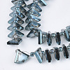 Electroplate Glass Beads Strands EGLA-S176-05B-B08-3