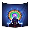 Yoga Meditation Trippy Polyester Wall Hanging Tapestry PW23040449429-1