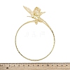 Flower & Butterfly Alloy Arm Cuff Bangles for Girl Women LS-AJEW-A063-01F-G-5