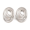 Tarnish Resistant 304 Stainless Steel Stud Earrings EJEW-G395-07P-2