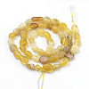 Natural Yellow Opal Beads Strands X-G-Q952-23-6x8-2