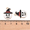 Halloween Theme Alloy Enamel Pendants ENAM-T020-07C-3