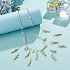 12Pcs Brass Pendants KK-BC0015-37-4