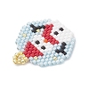 Beaded Snowman Charms PALLOY-MZ01095-4