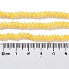 Baking Painted Imitation Jade Glass Bead Strands DGLA-A034-J4MM-A30-3