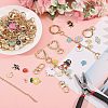 1 Bag DIY Keychain Kit DIY-GL0007-19A-5