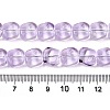 Electroplate Glass Beads Strands EGLA-N012-07H-4