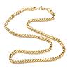 Ion Plating(IP) 304 Stainless Steel Wheat Chain Bracelets & Necklaces Jewelry Sets SJEW-B019-04A-G-4