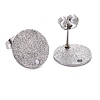 Non-Tarnish 304 Stainless Steel Stud Earring Findings STAS-Z021-C-01P-2